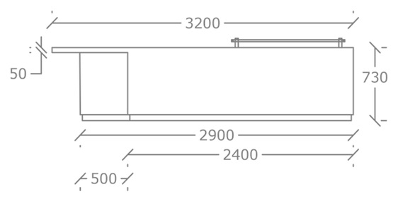 SRC - Specifcation Model 2 3.2 2D Front View