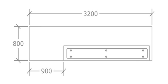 SRC - Specifcation Model 3 2D 3.2 Plan View