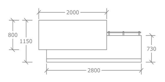 SRC - Specifcation Model 6 2D 2.8 Front View