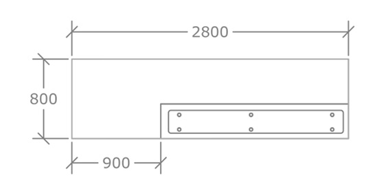 SRC - Specification Model 3 2D 2.8 Plan View